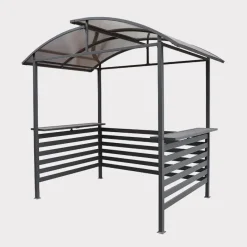 Hot BBQ Panalsol, Aluminium, Grey Pergolas