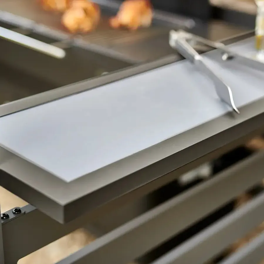 Hot BBQ Panalsol, Aluminium, Grey Pergolas