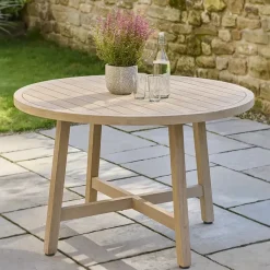 Hot Cora 120cm Round Dining Table (4-seater) Wood | Dining Tables