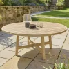 Outlet Cora 180cm Round Dining Table (8 seater) Wood | Dining Tables