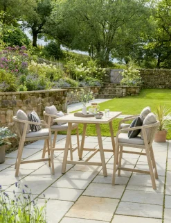 Online Cora Garden Bar Set 4 Seats | Wood