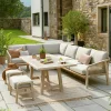 Sale Cora Rope Corner Set Rope | Wood