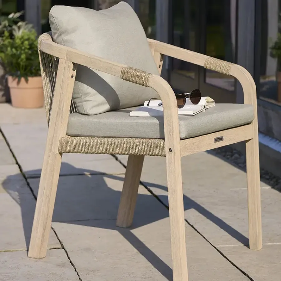 Best Cora Rope Dining Chair (Pair) Rope | Wood