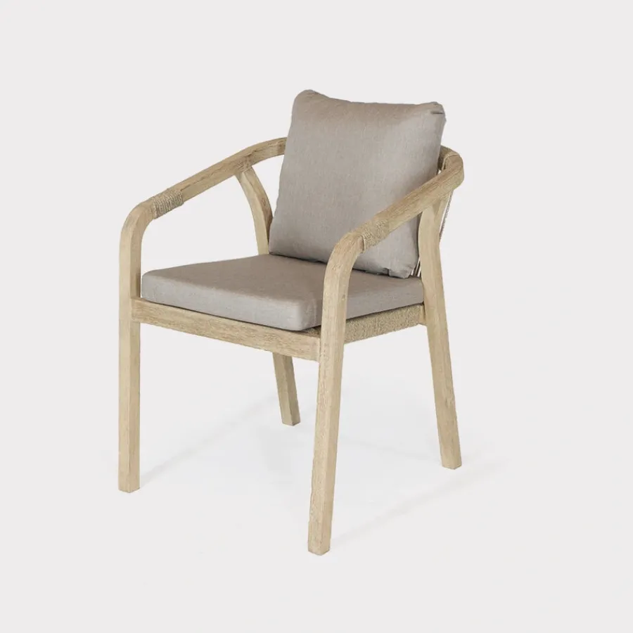 Best Cora Rope Dining Chair (Pair) Rope | Wood
