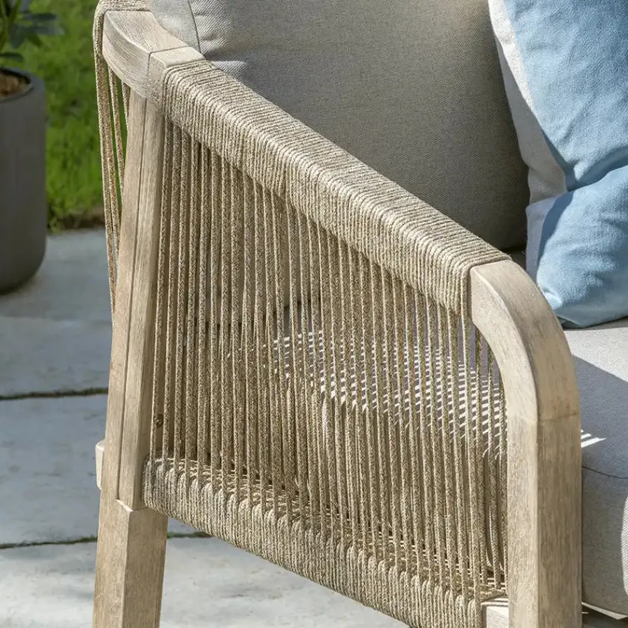 Clearance Cora Rope 3-Seater Garden Sofa Sofas | Rope