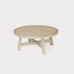 Outlet Cora Round Coffee Table 90cm Wood | Coffee Tables
