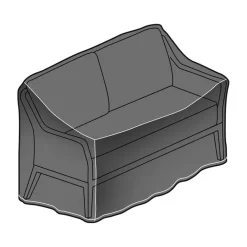 Hot Cora Wicker 2 Seat Sofa Protective Cover Covers