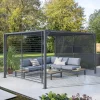 New Deluxe Panalsol® 3x3.5m Grey Pergolas