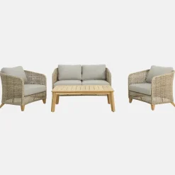 Best Durban 4 Seat Lounge Set 4 Seats | Rattan