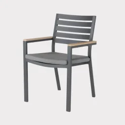 Clearance elba 6 Seat Dining Set with 3 Chairs and 1 Bench 6 Seats | Aluminium