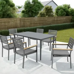 New elba and Surf (rectangular) Dining Set Aluminium | Dining Sets