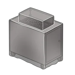 Hot Elba Fire Pit Station Protective Cover Covers