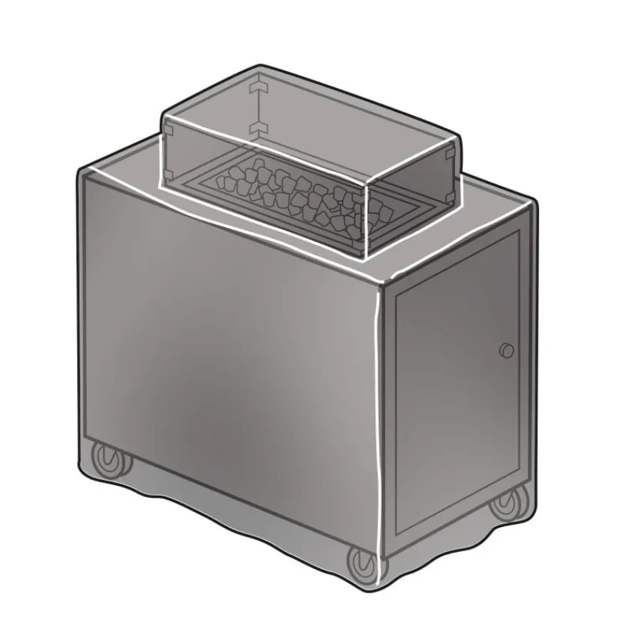 Hot Elba Fire Pit Station Protective Cover Covers