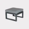 Discount elba Grande Footstool Aluminium
