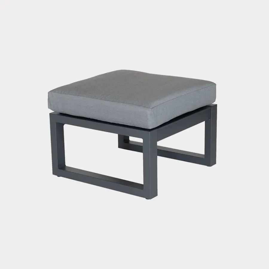 Discount elba Grande Footstool Aluminium