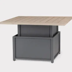 Fashion elba Signature Grande High/Low Table 110x110cm Aluminium | Dining Tables