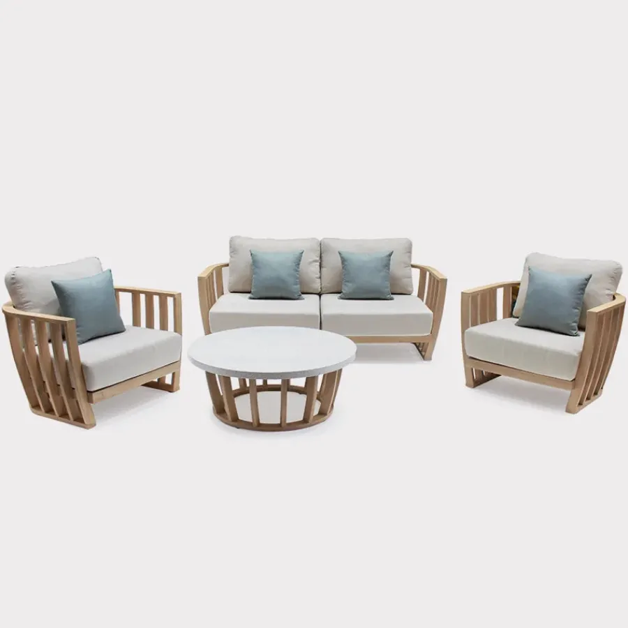 Outlet Fiji Lounge Set Wood | Lounge Sets