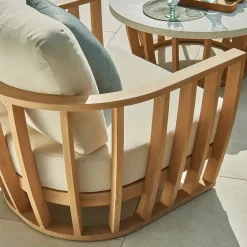 Outlet Fiji Lounge Set Wood | Lounge Sets