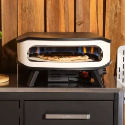 Online 17" Gas Pizza Oven with Rotating Pizza Stone and Thermometer Pizza Ovens