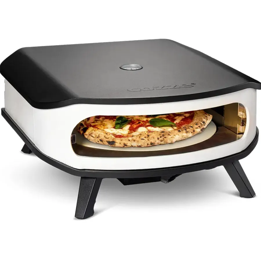 Online 17" Gas Pizza Oven with Rotating Pizza Stone and Thermometer Pizza Ovens