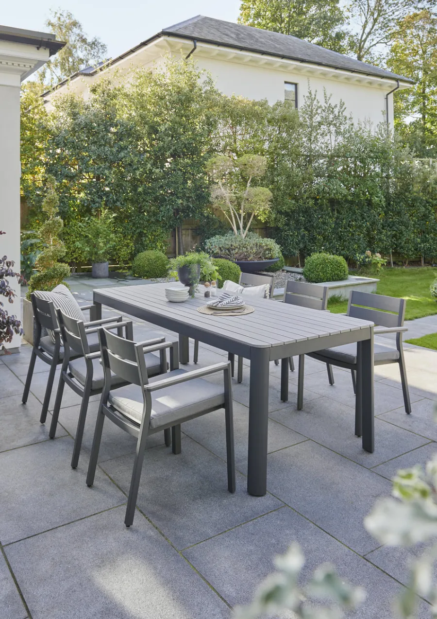Discount Gio 6 Seat Dining Set 6 Seats | Aluminium