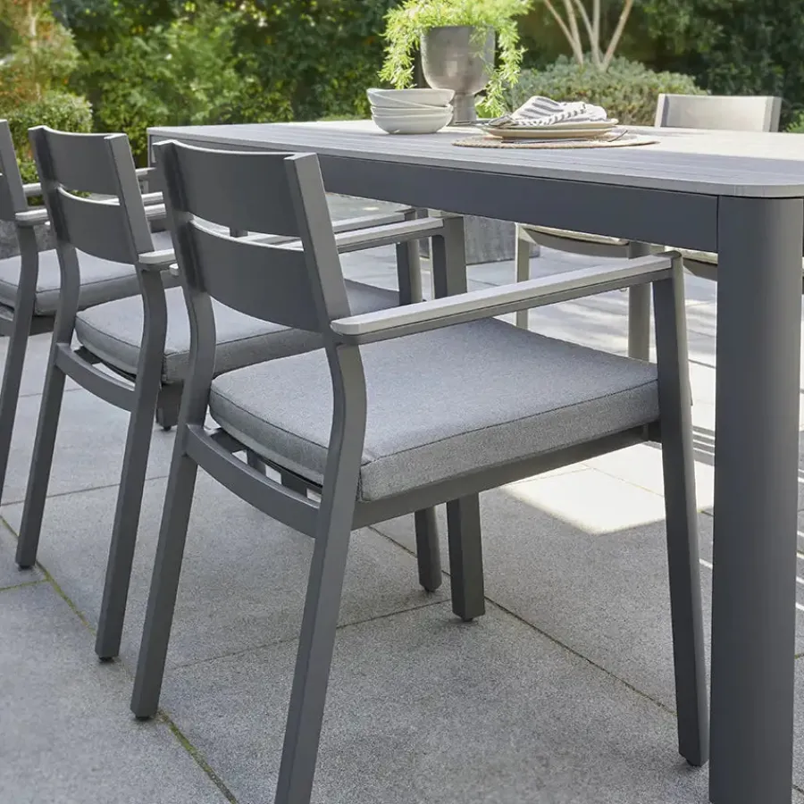Discount Gio 6 Seat Dining Set 6 Seats | Aluminium