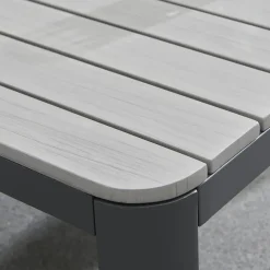 Clearance Gio 5 Seat Lounge Set including Coffee Table Aluminium | Lounge Sets