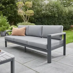 Hot Gio 4 Seat Lounge Set including Coffee Table 4 Seats | Aluminium