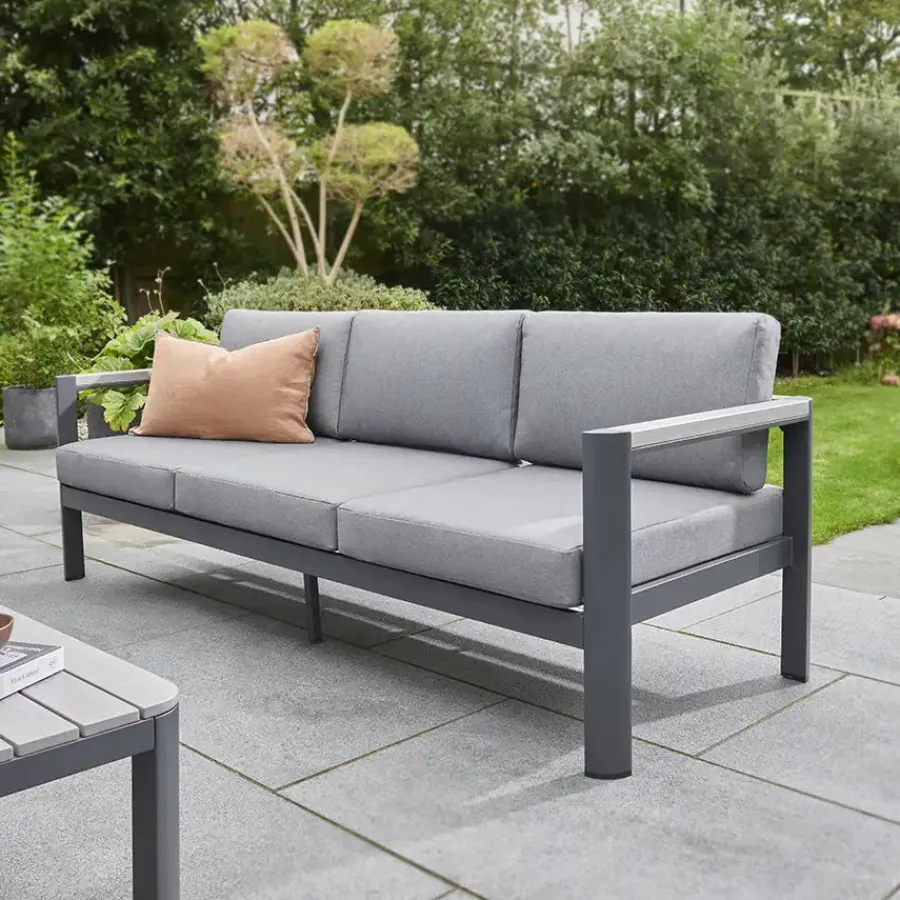 Hot Gio 4 Seat Lounge Set including Coffee Table 4 Seats | Aluminium