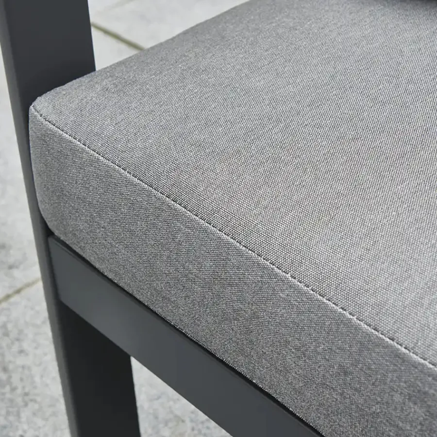 Hot Gio 4 Seat Lounge Set including Coffee Table 4 Seats | Aluminium