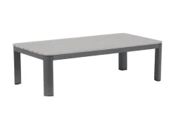 Clearance Gio 5 Seat Lounge Set with Coffee Table and Free Fire Pit Coffee Table Aluminium | Lounge Sets
