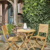 Outlet Hampton 2 Seat Wood Bistro Set Wood | Bistro Sets