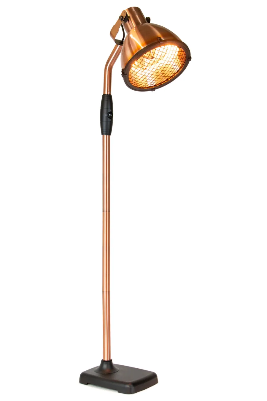 Fashion Kalos Copper Floor Standing Patio Heater Free Standing