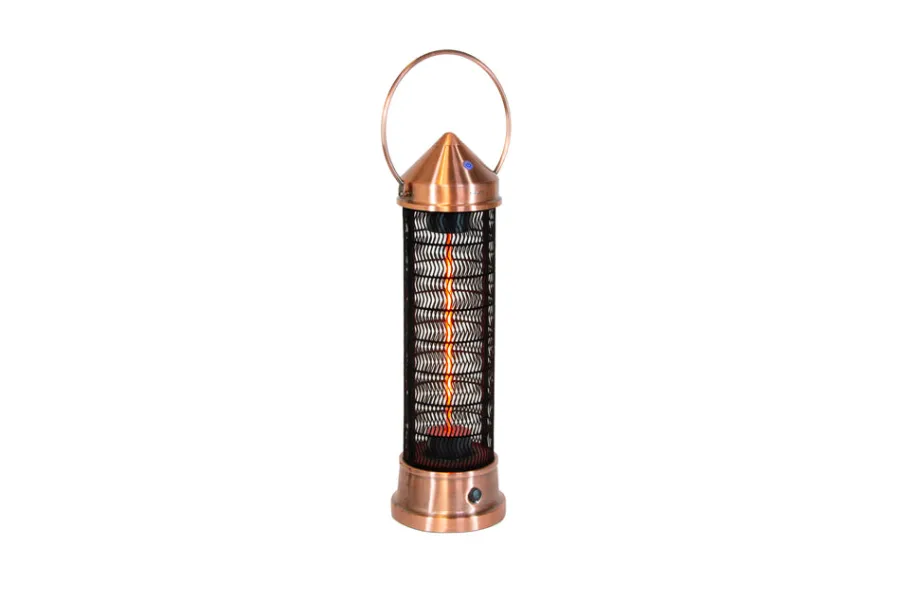 Clearance Kalos Copper Lantern Patio Heater 73cm - 84cm - 98cm Free Standing