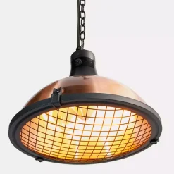 New Kalos Copper Pendant Patio Heater Hanging