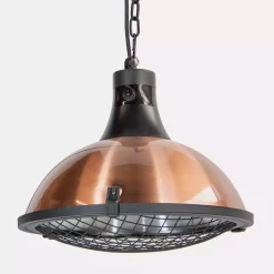 New Kalos Copper Pendant Patio Heater Hanging