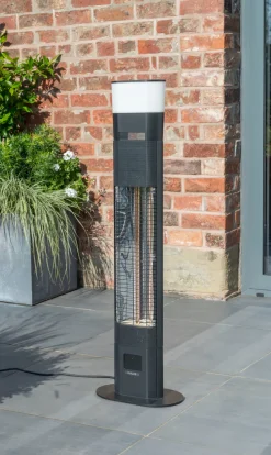 Hot Kalos Ibiza Floor Standing Garden Heater with LED & Wireless Speaker 110cm Free Standing | Speakers