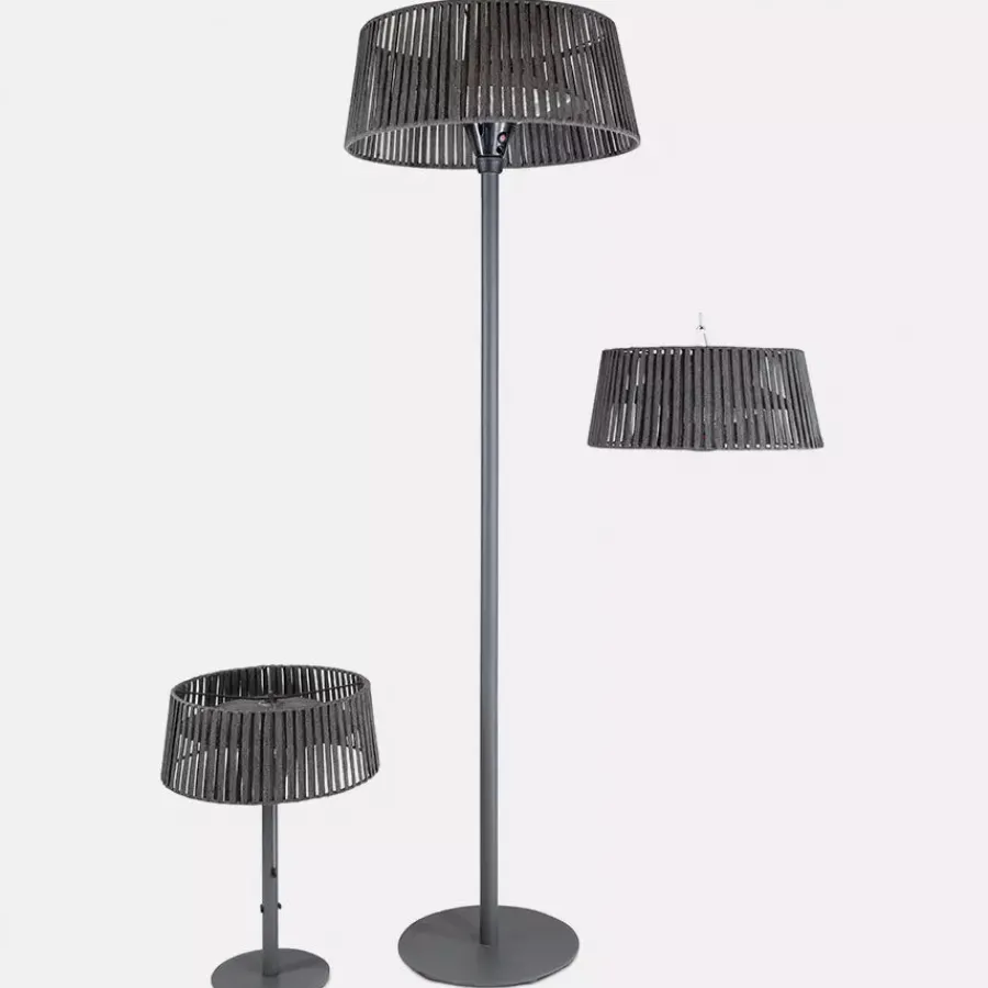 Fashion Kalos Plush Floor Standing Garden Heater & Lamp Free Standing