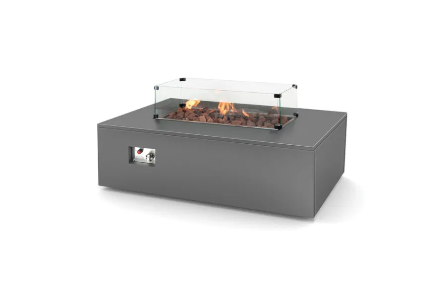 Outlet Kalos Universal Fire Pit (aluminium) – Coffee Table 132x85cm Bowls & Tables | Coffee Tables