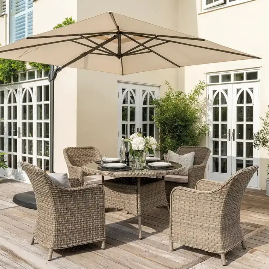 Fashion Charlbury 120cm Round Dining Table Tables | Rattan