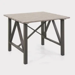 Outlet LaMode Square Aluminium Dining Table Dining Tables