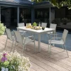 Online Lille 6 Seat Dining Set Aluminium | Dining Sets