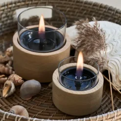 Online Lotus 12 Wood Tabletops & Candles