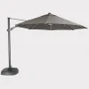 Discount 3.5m Free Arm Parasol with LED Lighting and Wireless Speaker Parasols