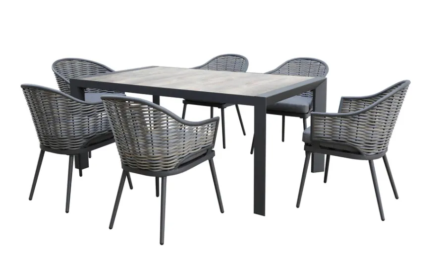 Outlet Malo Dining Set 6 Seats | Rattan
