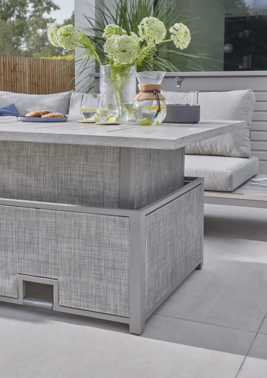 Outlet Marina Corner Lounge with High/Low Table Corner Sets