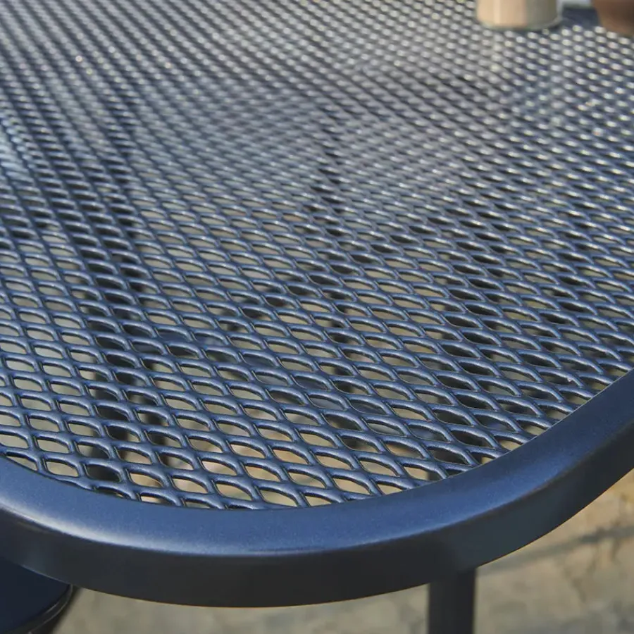 Clearance Mesh Rectangular Table 160x90cm Metal | Dining Tables