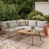 Clearance Nara Corner Set 4 Seats | Wood
