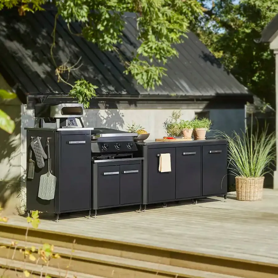 Fashion Outdoor Kitchen 2 Door Low Unit Outdoor Kitchens