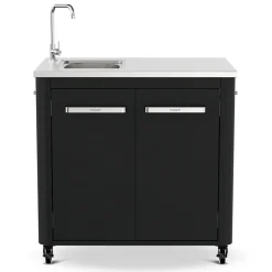 Fashion Outdoor Kitchen 2 Door with Sink and Tap Outdoor Kitchens